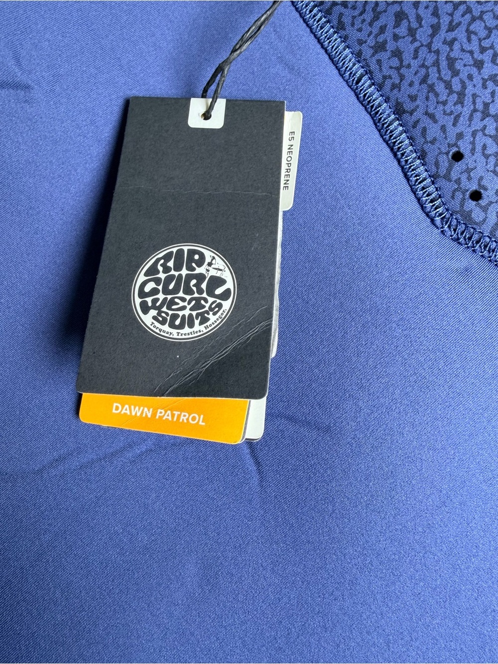 Rip Curl Dawn Patrol Youth 16 4/3 Chest Zip Wetsuit Blue Green NWT - Picture 9 of 12